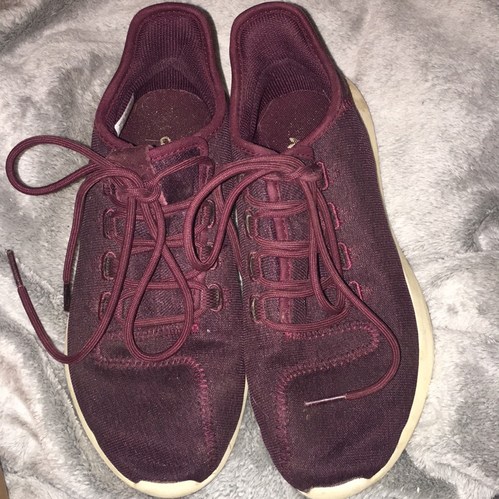 burgundy, Adidas Tubular Shadow shoes!